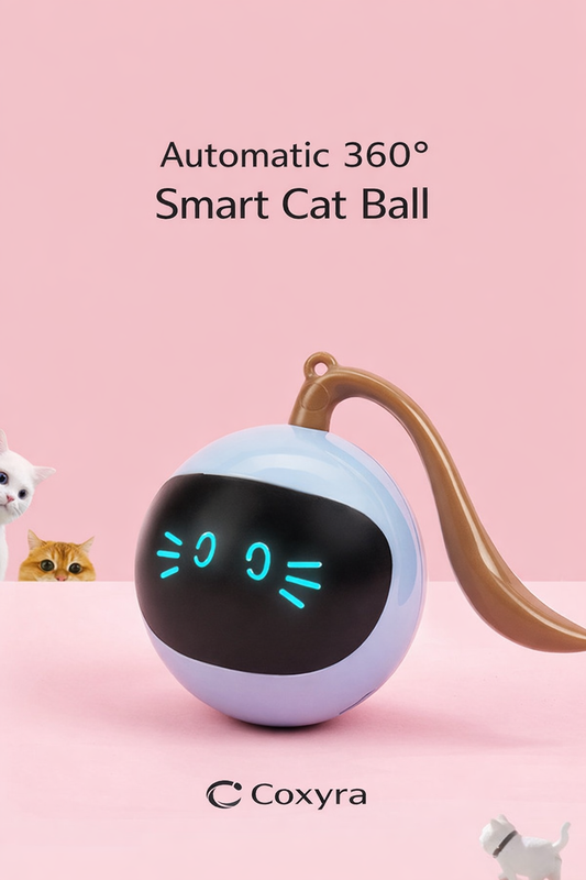 Cat Automatic Glowing LED Rotating Ball